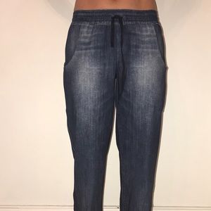 Lucy knit pants, indigo.